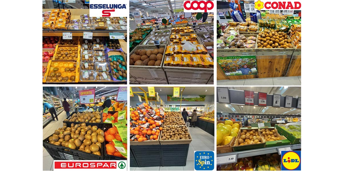 Kiwi, tante referenze ma domina ancora il verde